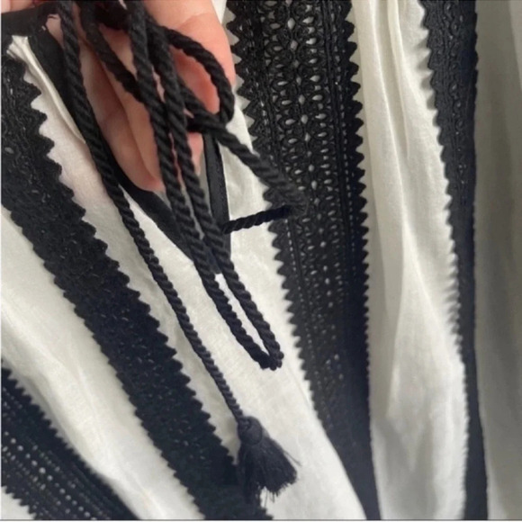 J.CREW Tie Neck Bow & Tie Traditional Romanian Style Dress Size Medium - Picture 9 of 14